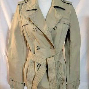 Aeropostale Women's Cotton Double Breasted Utility Jacket